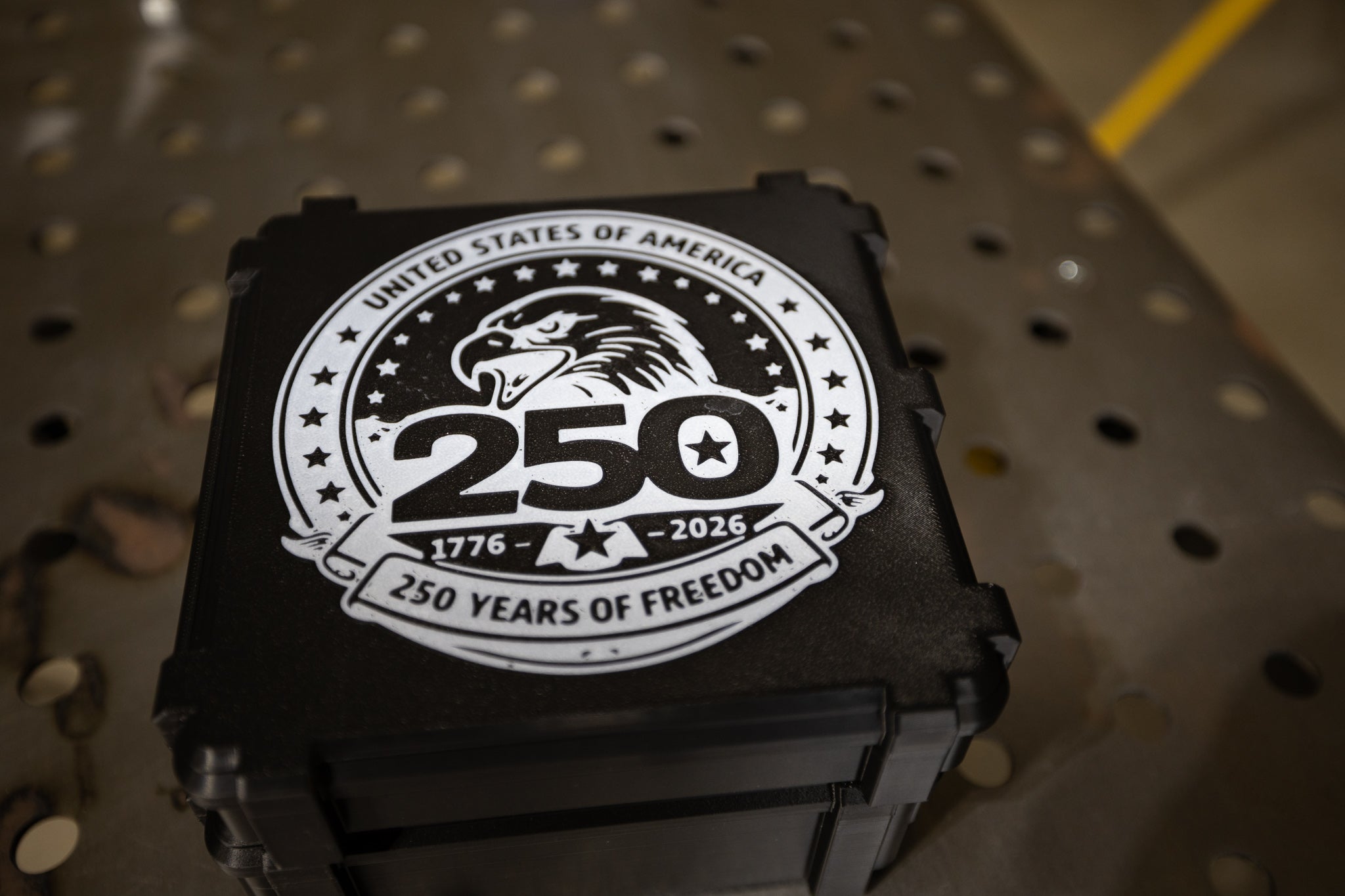 3D Print Download- 250th Anniversary Tactical Ammo Box-Storage Case – 3D Print Download