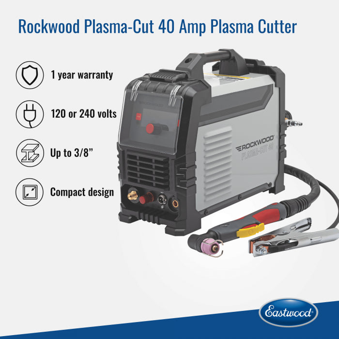 Rockwood Plasma-Cut 40 Amp Plasma Cutter