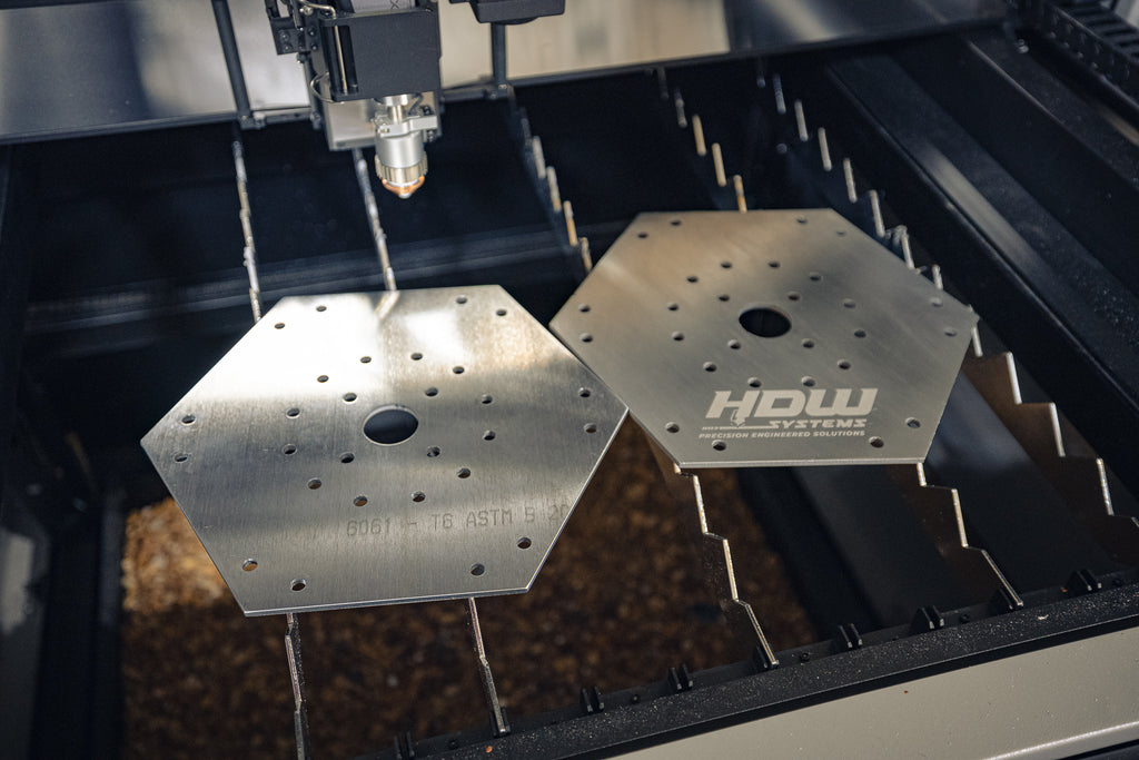 Hex beam base center plate