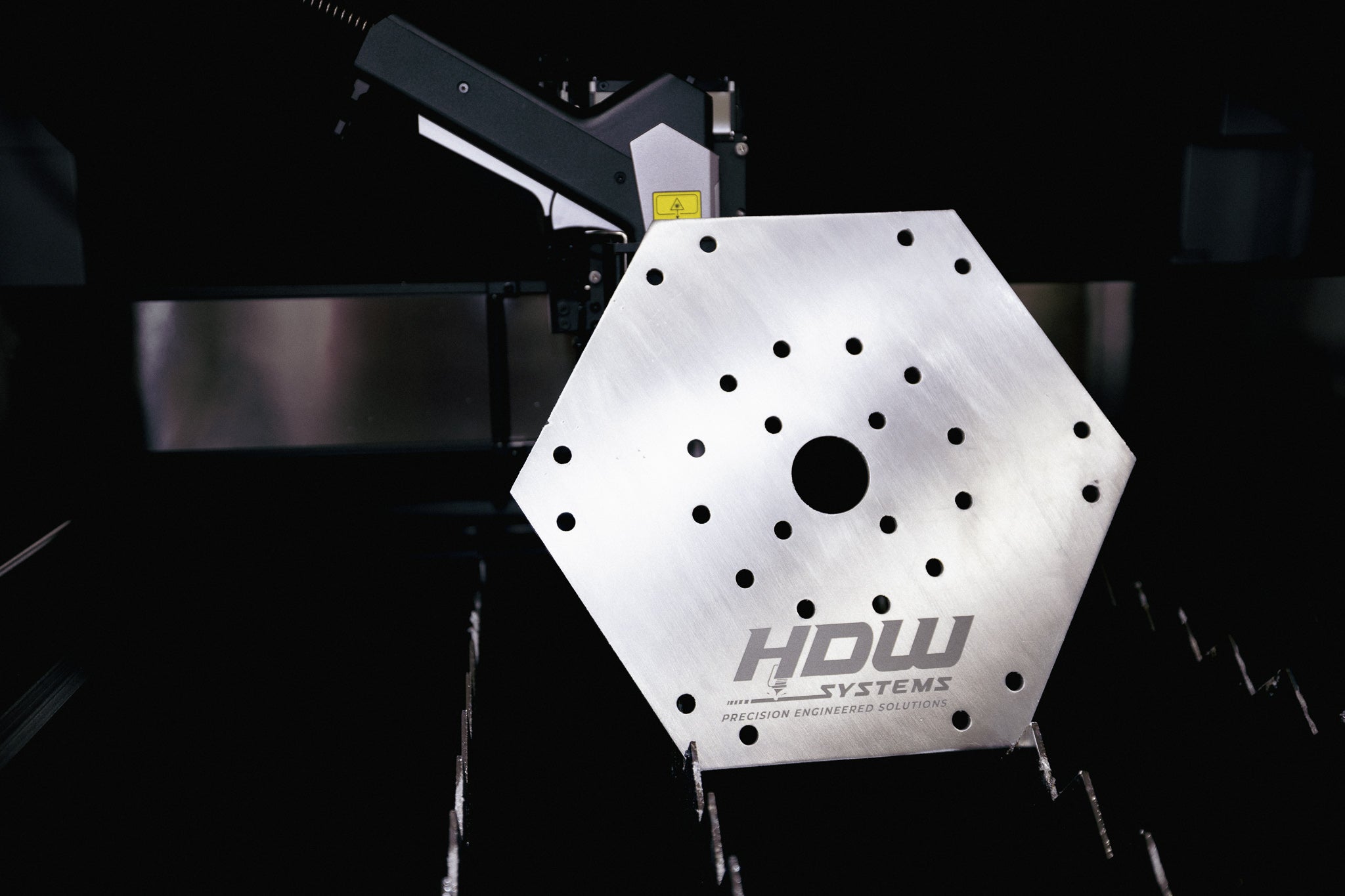 hex beam antenna plate
